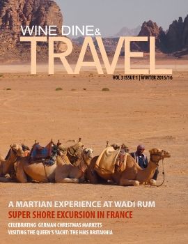 Wine Dine & Travel Magazine Holyland Edition Cover