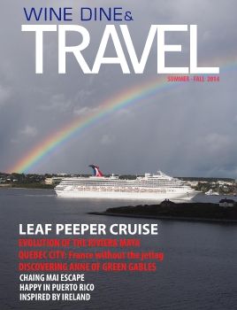 Wine Dine & Travel Magazine Quebec Edition Cover
